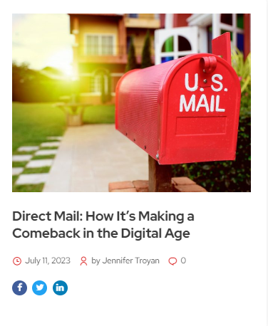 red mailbox with US Mail